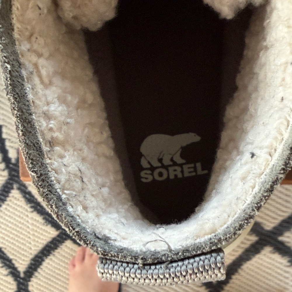 Sorel Gray Waterproof Suede Ankle Boots - Picture 7 of 10